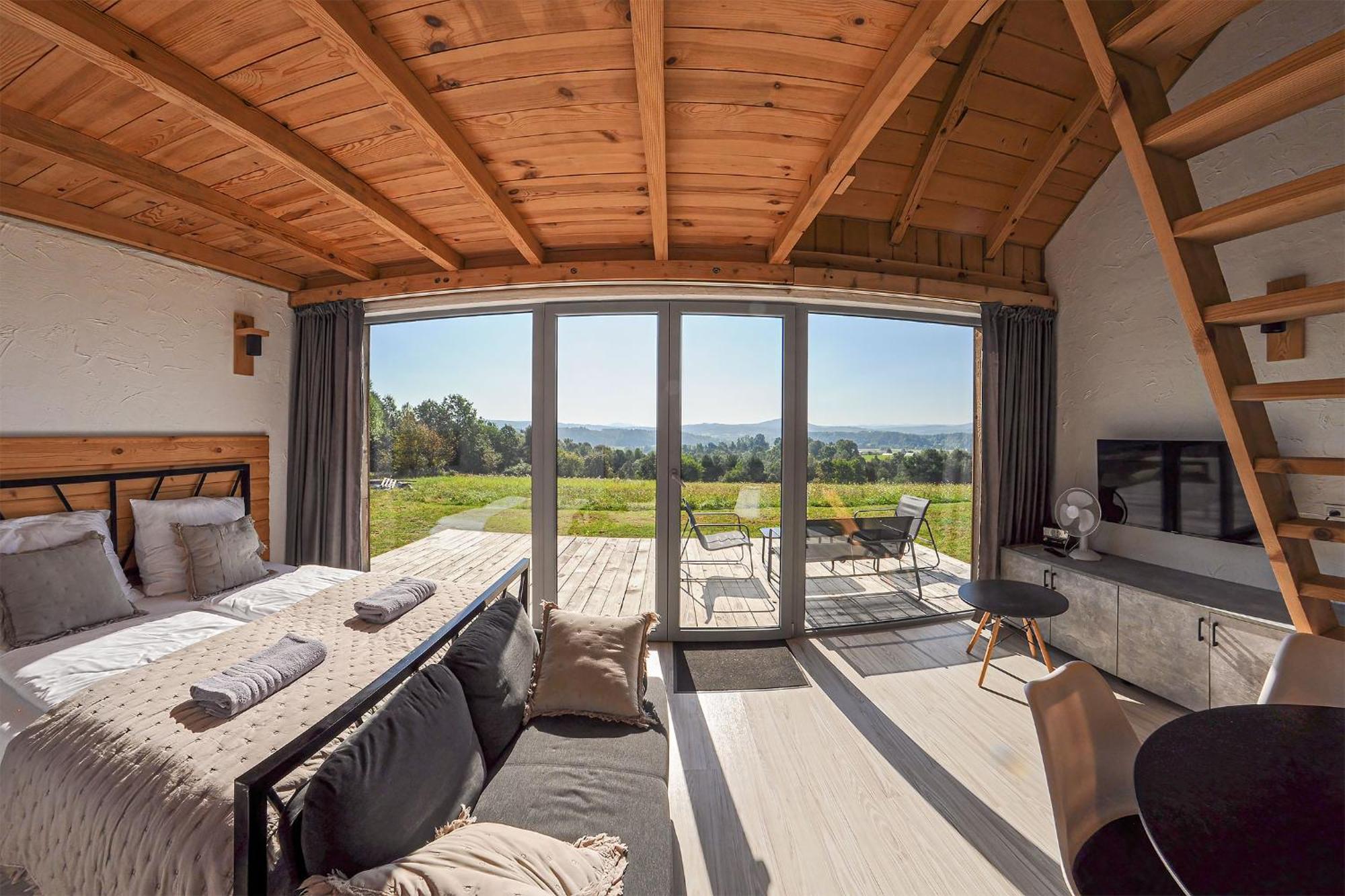 Vila Widokowe Stodoly Bieszczady Lesko Exteriér fotografie
