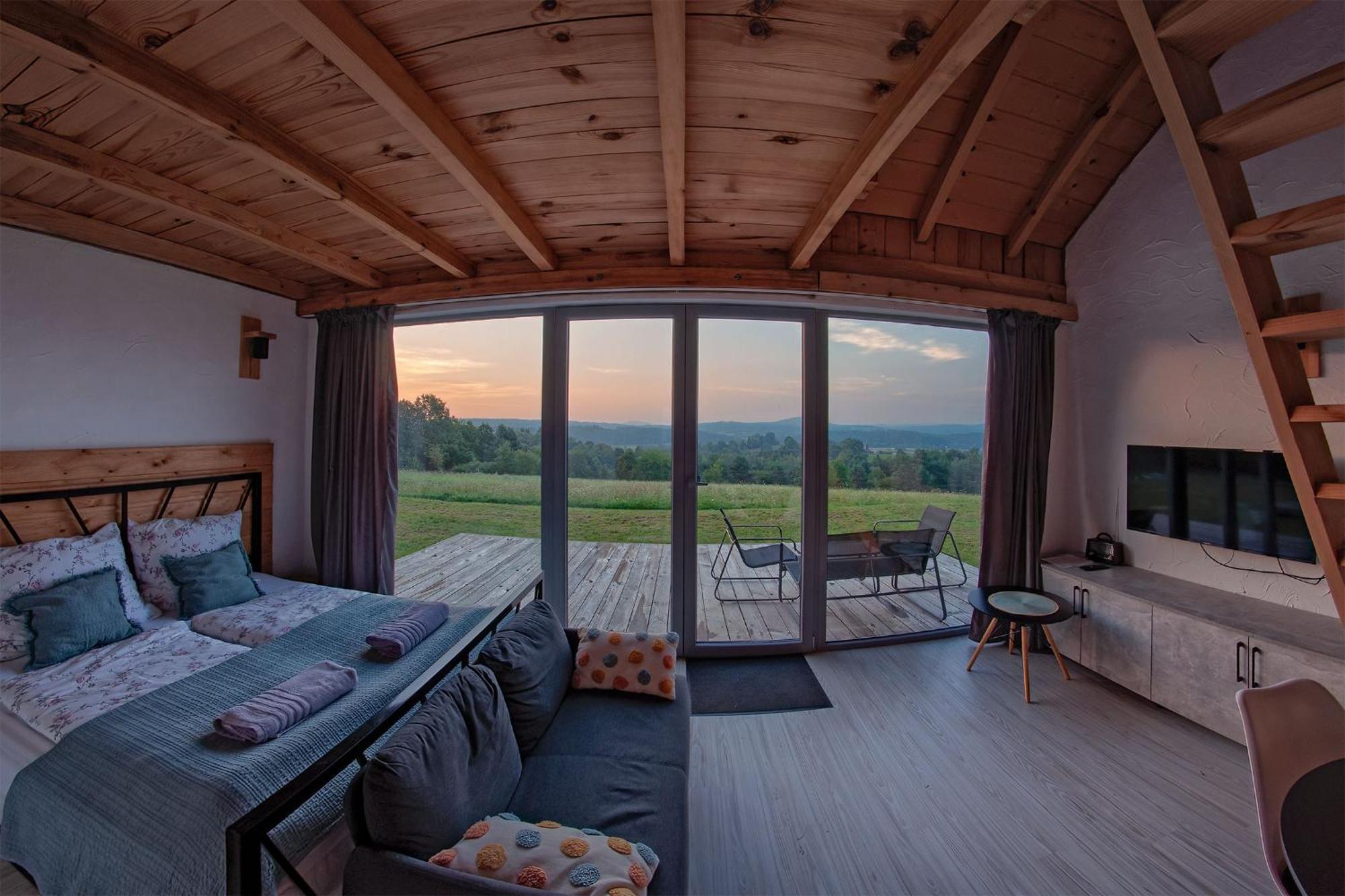 Vila Widokowe Stodoly Bieszczady Lesko Exteriér fotografie